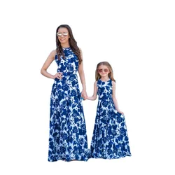 Vestido sin mangas estampado para niña – Look madre e hija verano