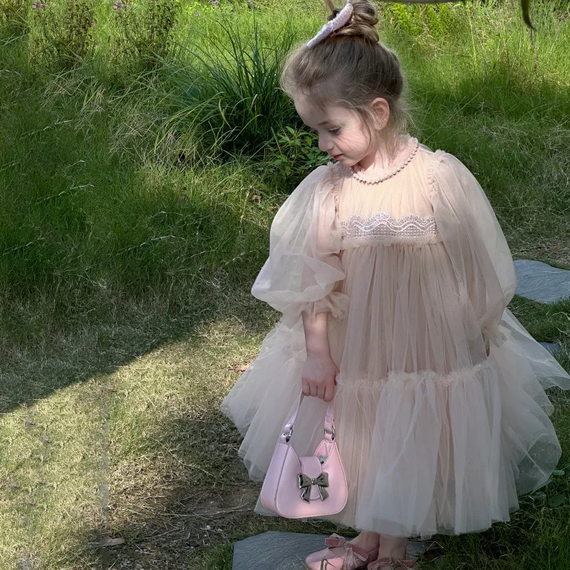 MILANCEL vestido primavera niña 2-6 años tul encaje princesa - imagen 2