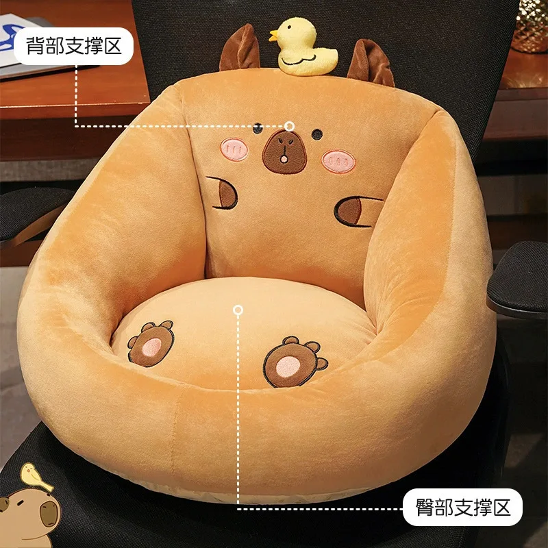 Cojín Capibara Tatami Perezoso para Niños – Sofá de Piso Juguete - imagen 5