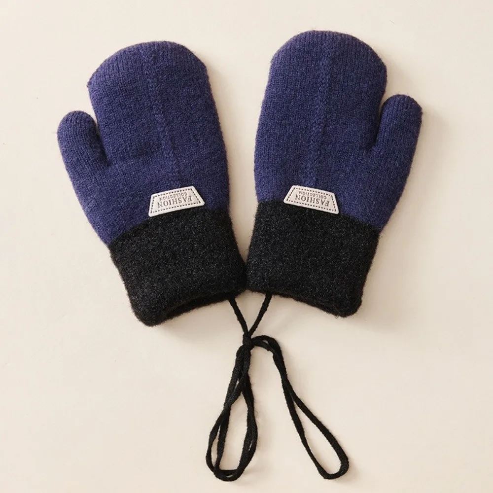 Guantes cálidos de invierno a la moda, guantes a prueba de viento y frío, manoplas elásticas suaves para niños y niñas - imagen 5