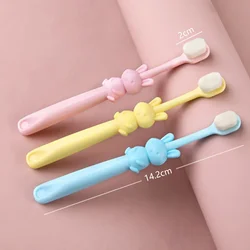 Cepillo infantil de dientes pelo suave mango dibujos animados