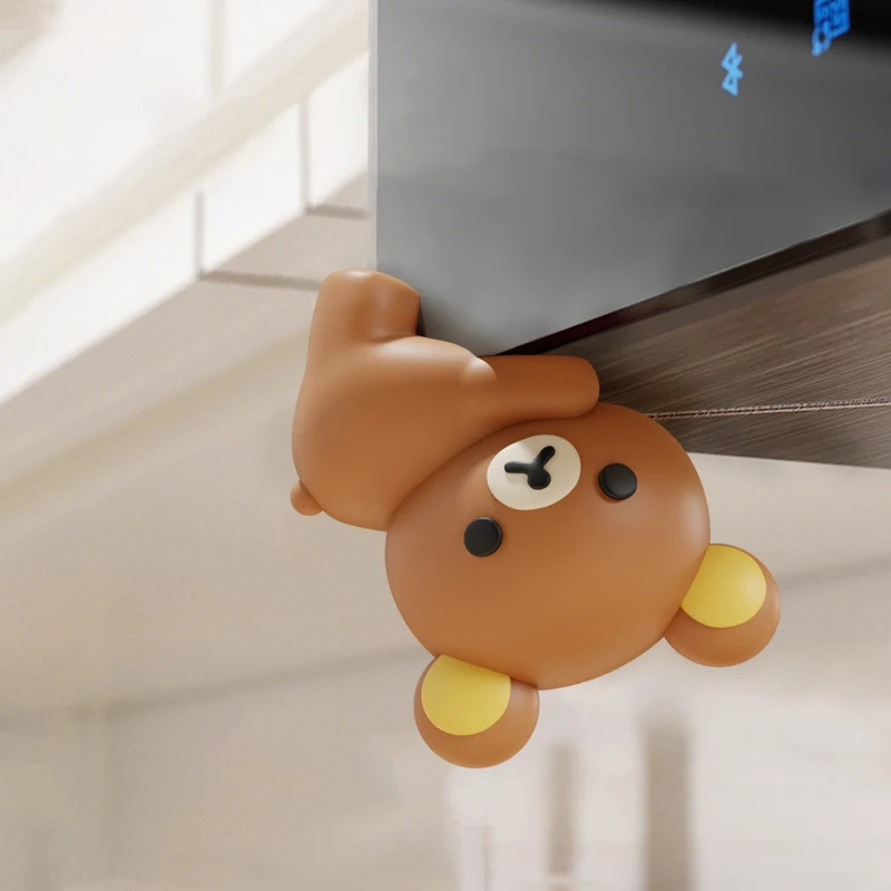 Cubierta de protección para las esquinas de las mesas Kawaii Rilakkuma, Protector de seguridad de dibujos animados, lindas tiras anticolisión, accesorios de decoración del hogar, regalos