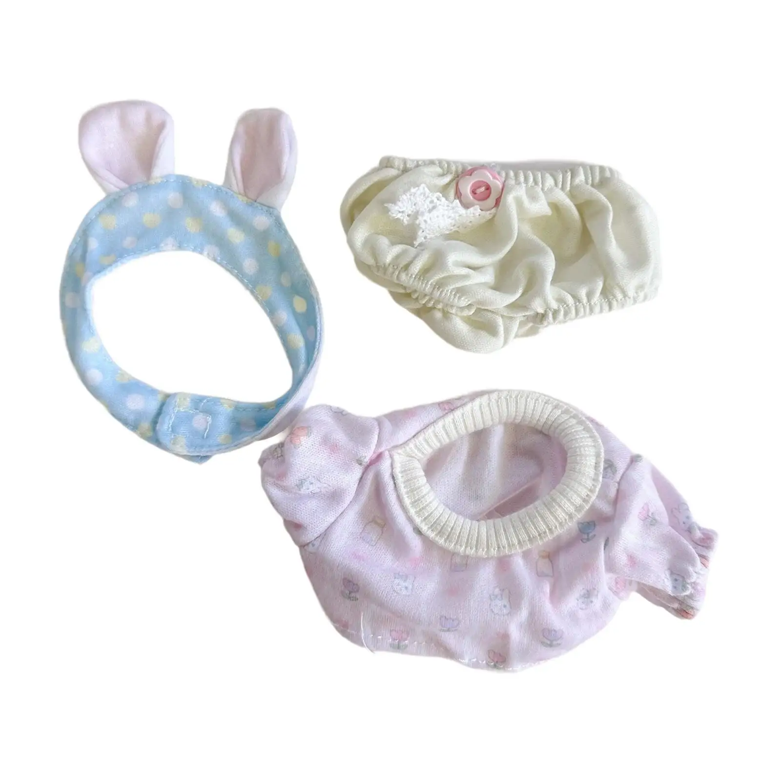 Doll Clothes Suit Costumes Hair Accessories Girls Gift Dress up Doll Clothing