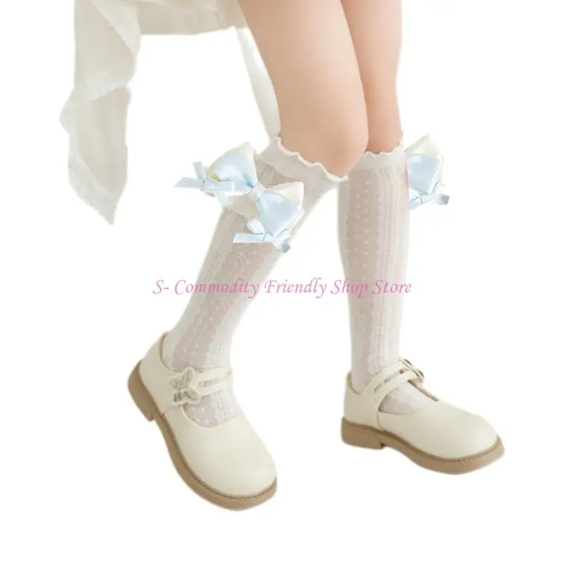 tubo largas 85ae niñas calcetines ternera suaves y cómodos calcetines acento para desgaste diario y fiestas - imagen 3