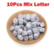 10pcs Mix letter