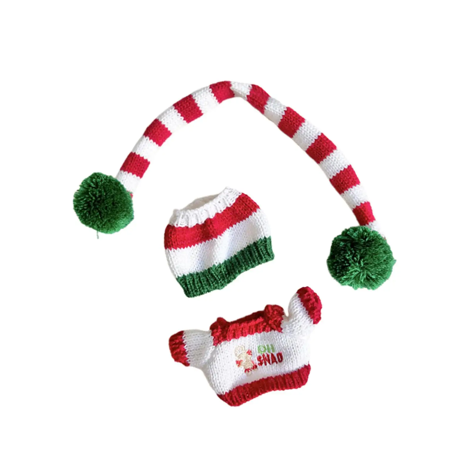 Mini Doll Apparel for Girls, Holiday Dress Up Accessories for Dolls