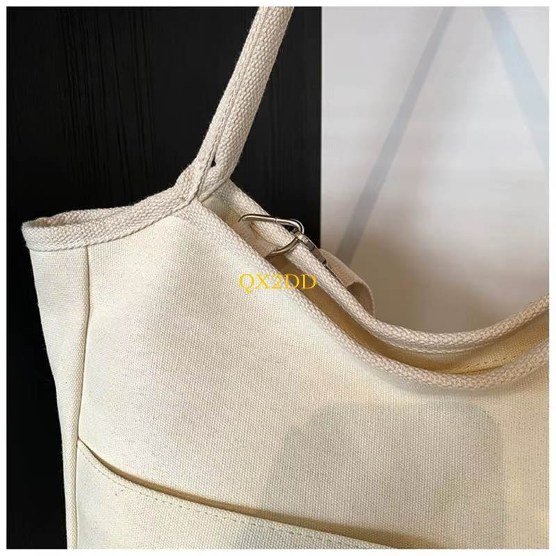 Bolsa pañales algodón con bordado de oso y bolsillos impermeables - imagen 5