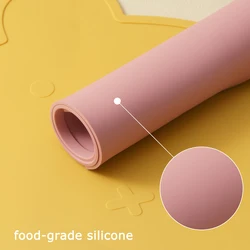 Mantel silicona para bebé – Impermeable con forma de oso