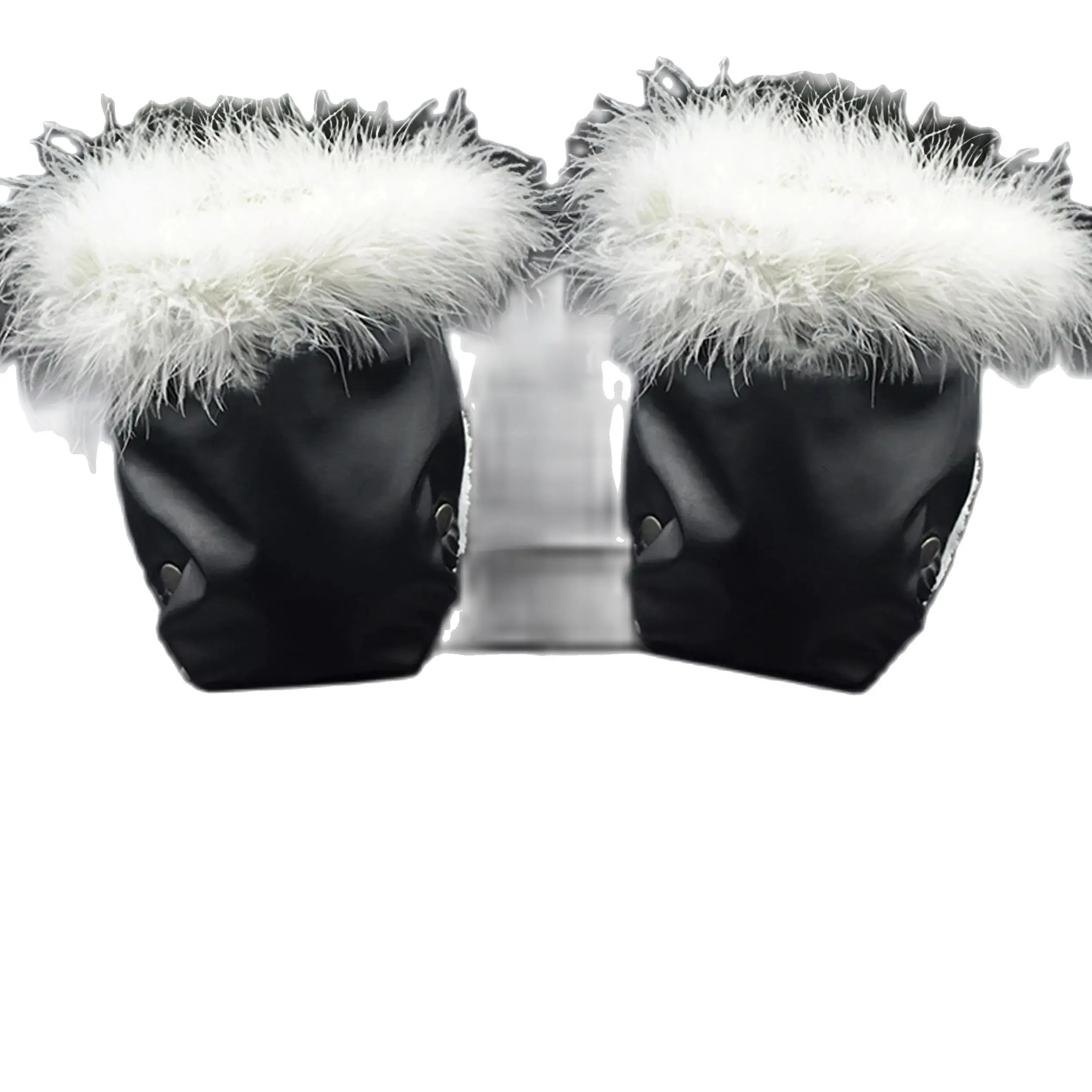 guantes carro bebe Manoplas cálidas para cochecito de bebé, guantes de piel para cochecito, manopla para mamá, manopla a prueba de agua - imagen 2