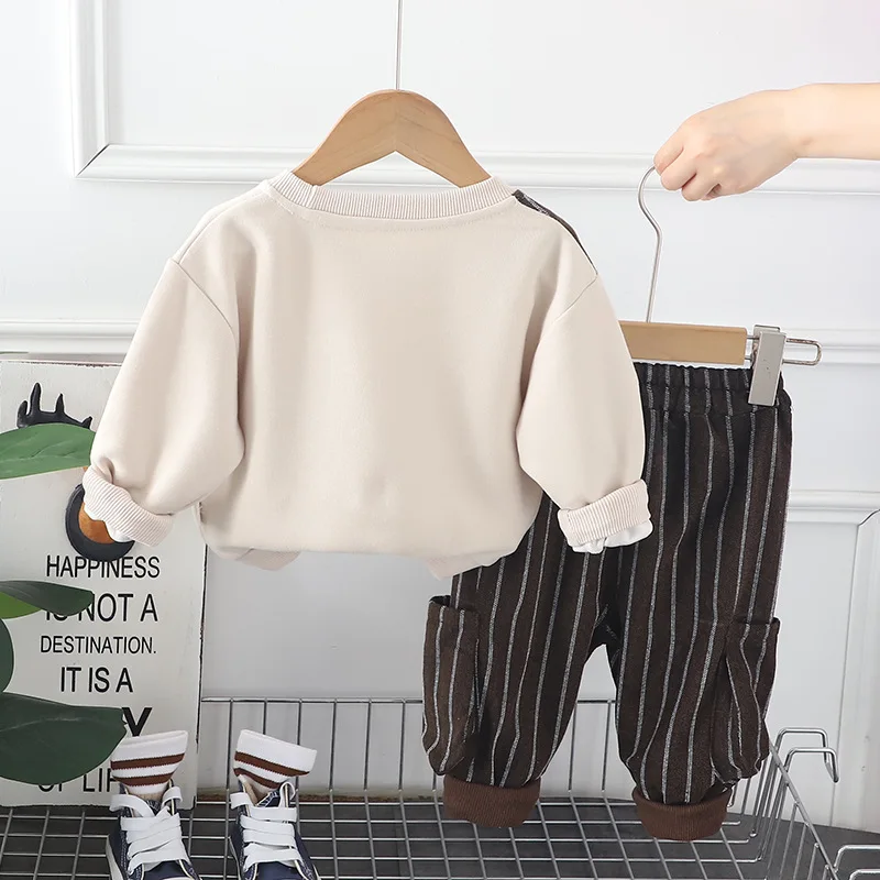 Conjunto de ropa de otoño para bebé, camiseta y pantalones para niño, chándal informal para niño, 2 uds./Set - imagen 5