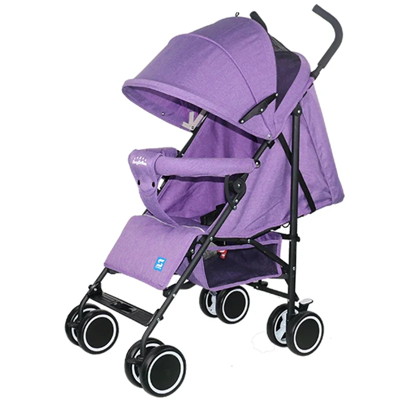 Cochecito de viaje ligero con un solo clic, plegable y personalizable, directo desde la fuente de fábrica - imagen 3