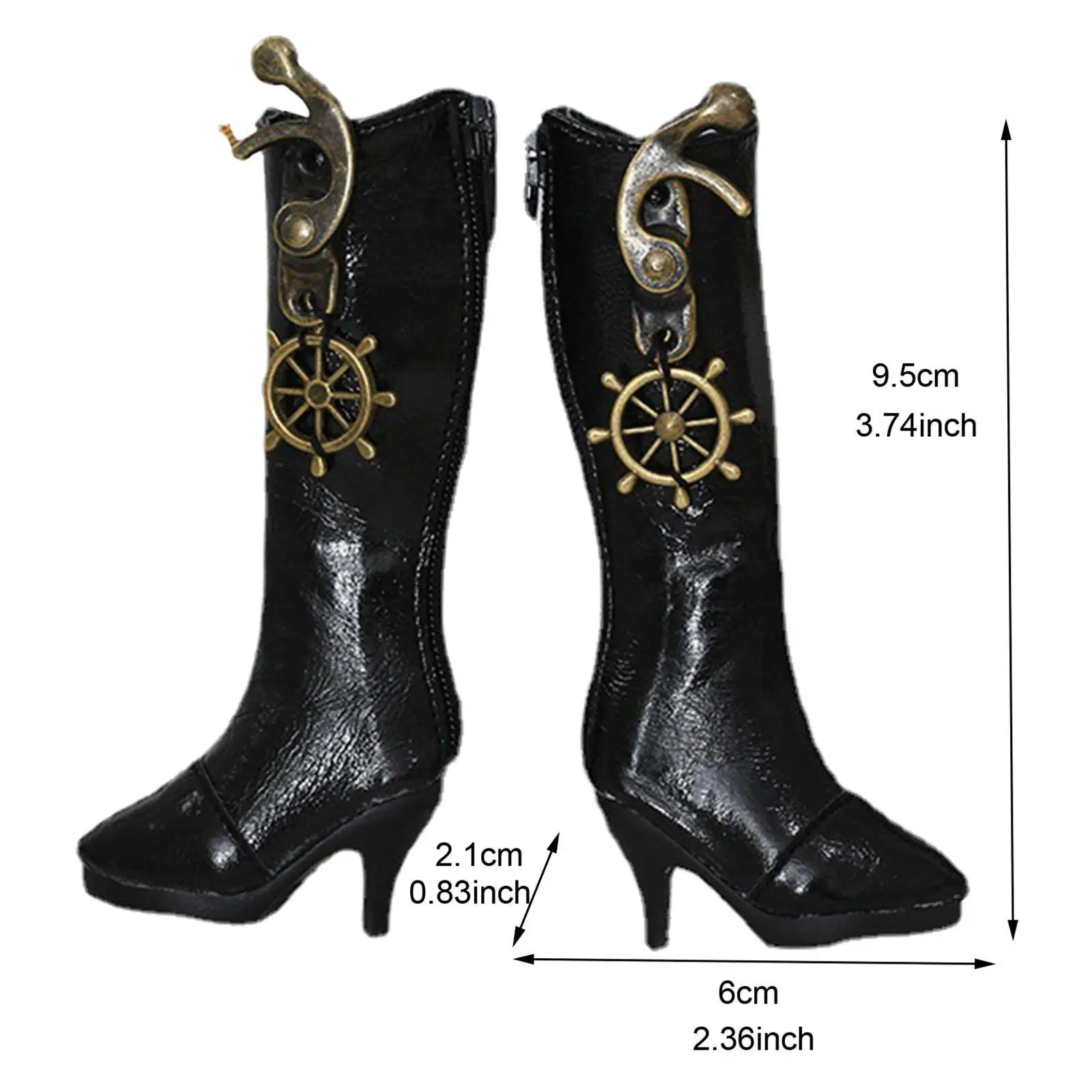 1/3Th Jointed Dolls Shoes High Heeled Shoes for 24inch Doll Accs DIY Gift