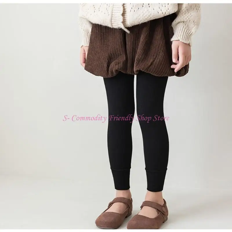 85ae Niños esenciales Bottoms calientes Leggings suaves Pantalones niños Autumn Essential Kids Leggings para refrescarse - imagen 4