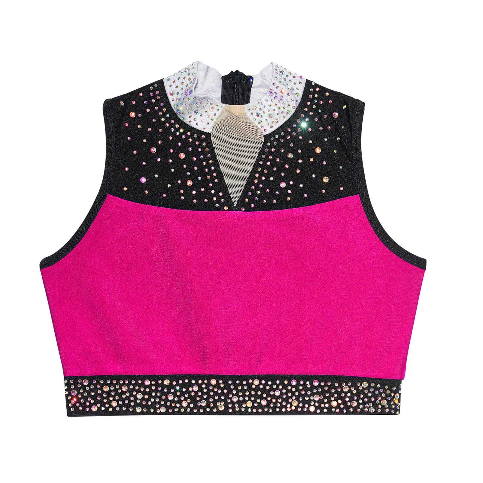 Chaleco de ballet con diamantes para niñas - imagen 3