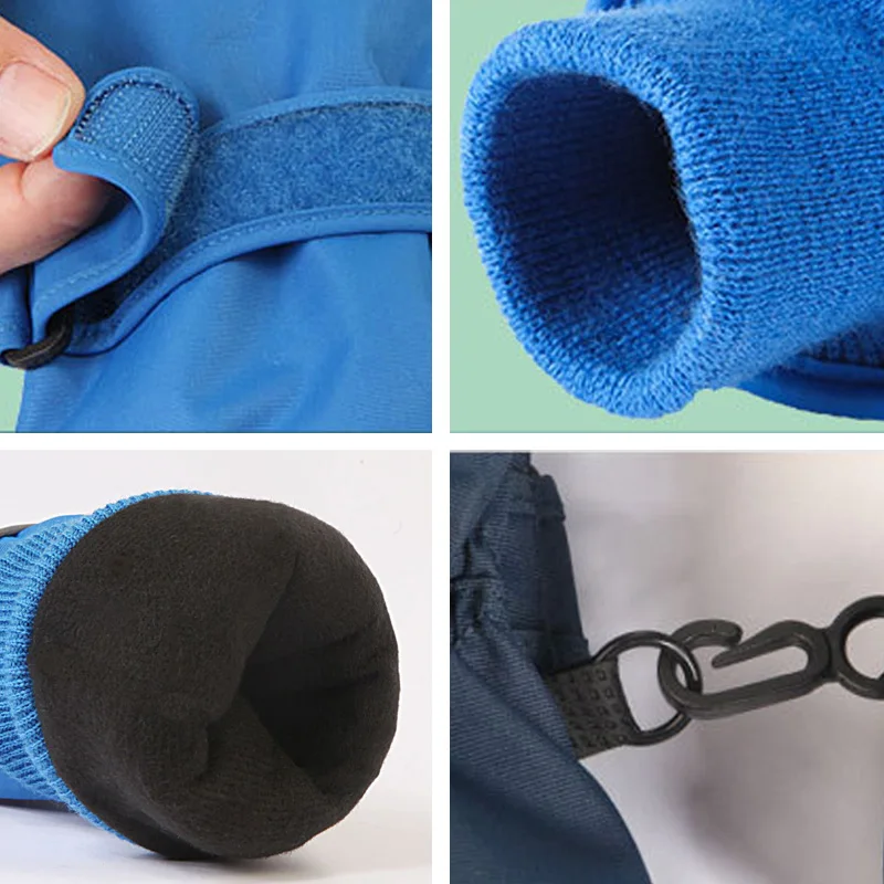 Guantes de esquí impermeables para niños con forro polar térmico - imagen 5