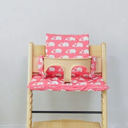 1 Uds. Cojín para asiento de silla alta de bebé, cojín para silla alta de dibujos animados, par con silla Tripp Trapp y trona para soporte y comodidad