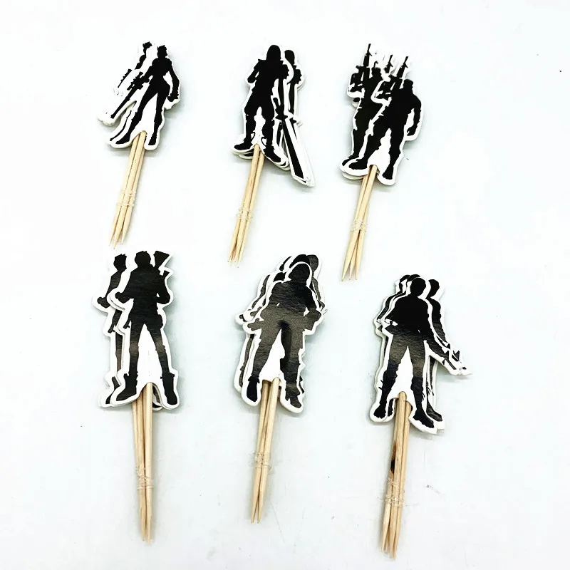 24pcs cake topper