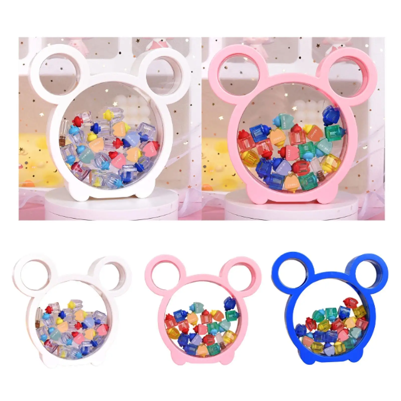 Caja de colección portátil creativa con protector de dientes, contenedor de dientes de recuerdo bonito para