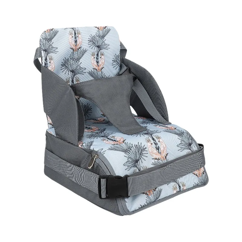 Bolsa de pañales multifuncional portátil para recién nacidos, asientos elevadores para niños pequeños con bonitos dibujos, alfombrilla de asiento creciente para alimentación de seguridad suave - imagen 5