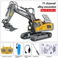 RC excavator yellow