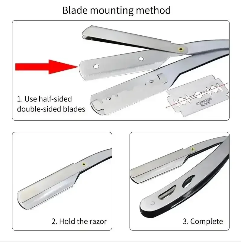 Afeitadora profesional Edge de acero inoxidable para peluquero - imagen 4