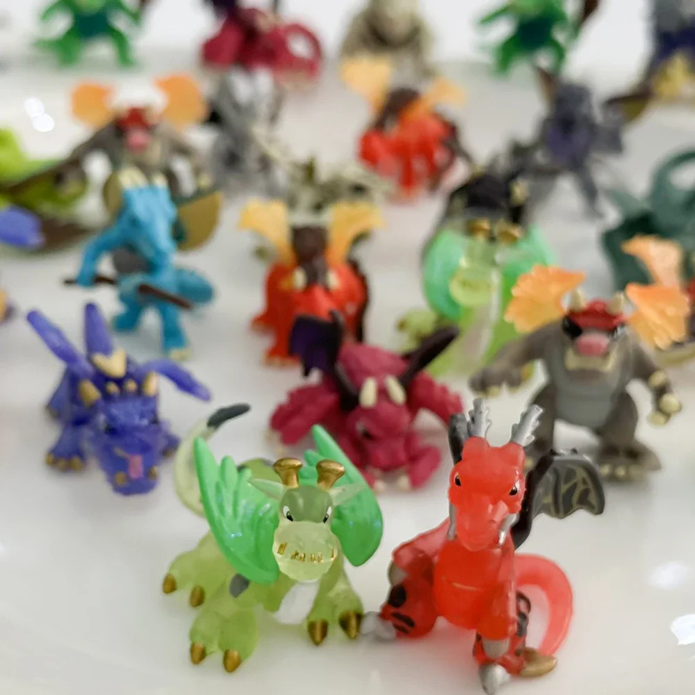 8 uds/15 uds/Dragamonz Super serie cristal para incubar dinosaurios mágicos colección Collie raro lindo chico juguetes figura regalo de Navidad - imagen 4