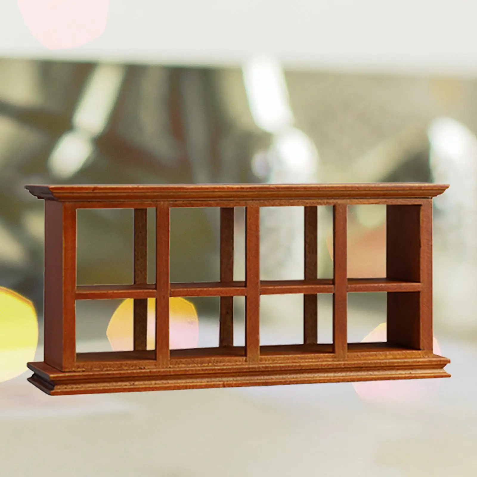1:12 Dollhouse Cabinet Doll House Storage Decoration Wooden DIY Mini House
