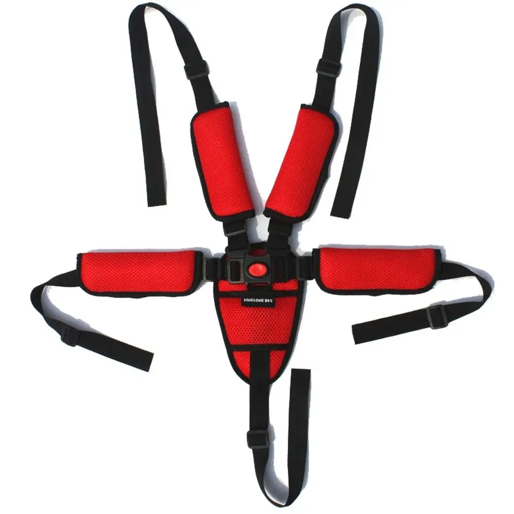Almohadilla de seguridad para hombro, arnés para cochecito, organizador de correa, cinturón de seguridad para cochecito de bebé, almohadilla para la entrepierna, accesorios para trona, silla de bebé - imagen 3