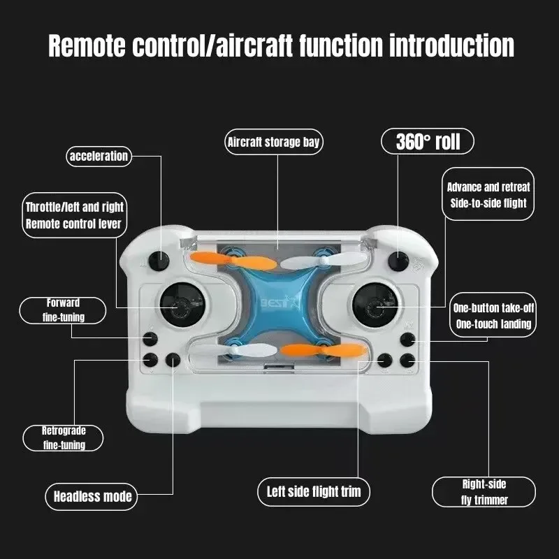 Drone infantil quadcopter de control remoto para niños - imagen 5