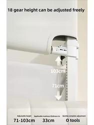 Barandilla de seguridad para cama de bebé y niños – Protector ajustable