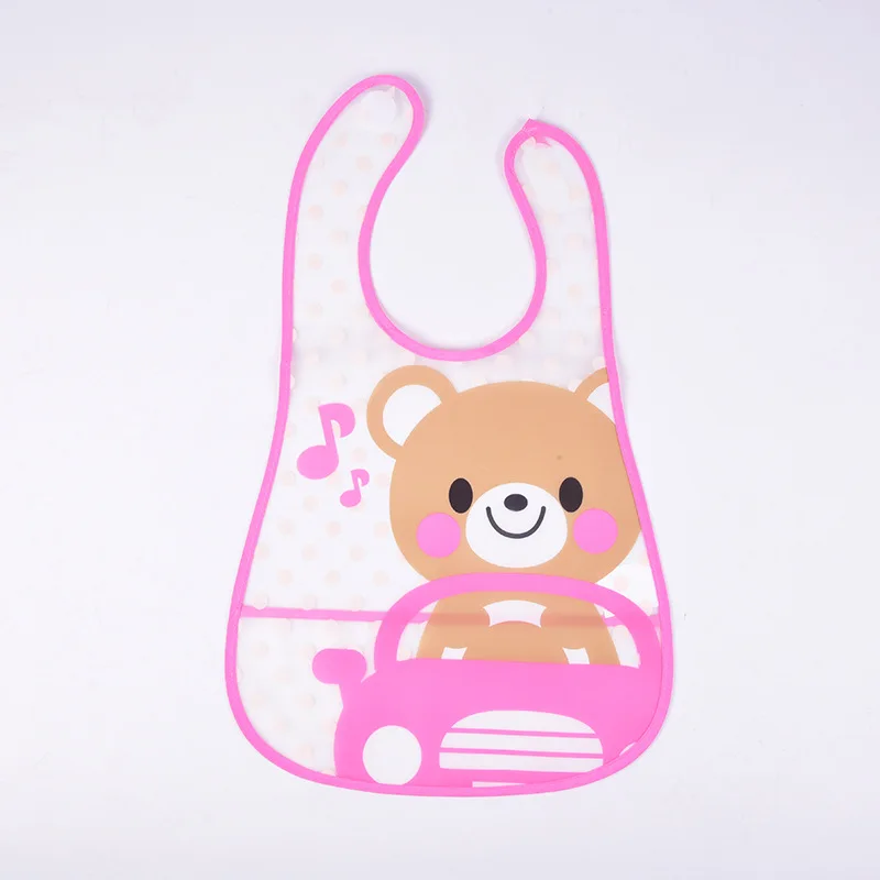 Pink driving bear