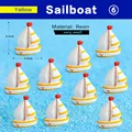 10pc Yellow Sailboat