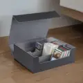 Black Lined In Gray