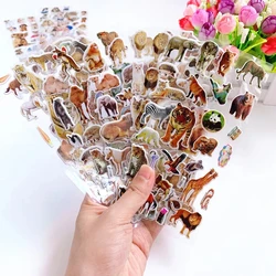 Pegatinas 3D kawaii de animales para cuadernos infantiles
