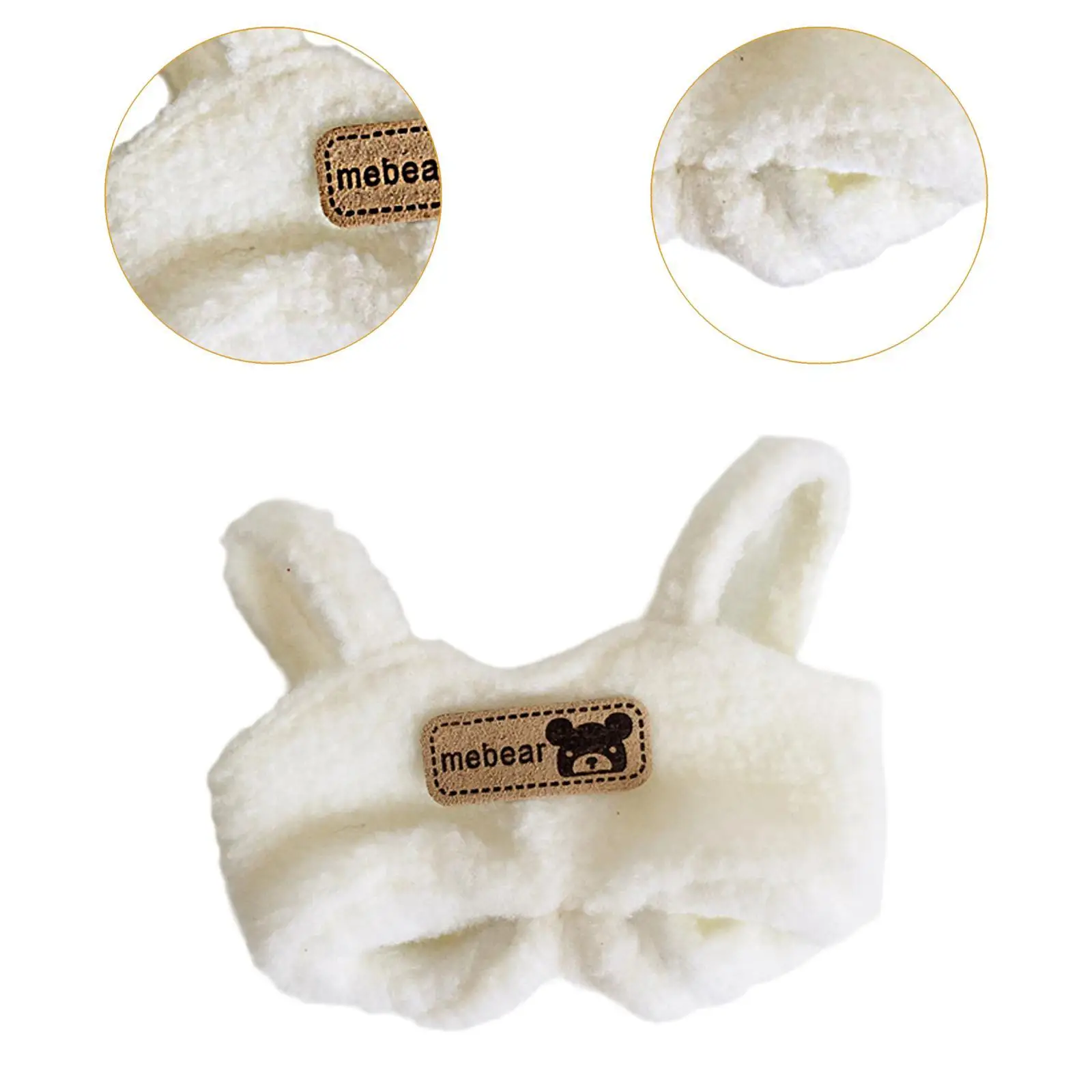 15cm Plush Doll Outfit for Dress Up, Doll Overalls and Accessories