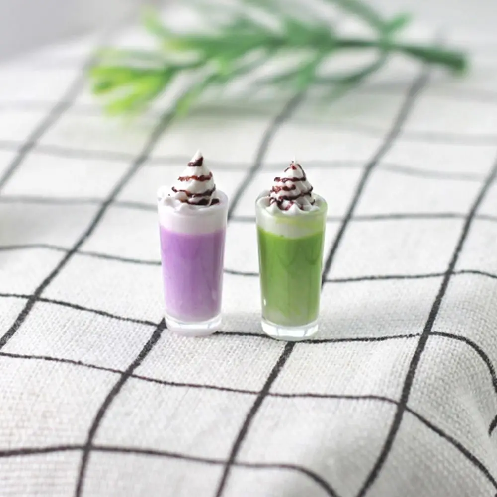 Regalo 1/6 1/8 1/12 casa de muñecas bebidas postre jugo Multicolor helado en miniatura accesorios escena modelo Micro taza de bebida - imagen 2