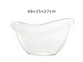 transparent bathtub