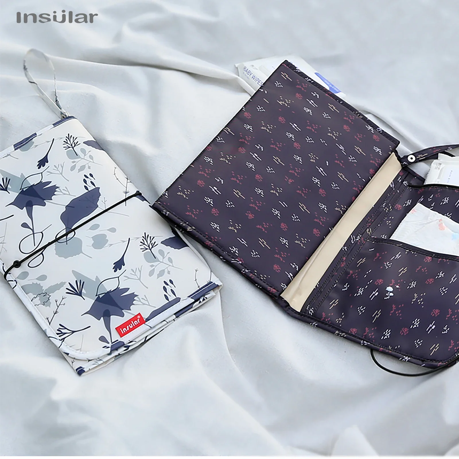 Cambiador de pañales plegable para bebé, lavable, para viaje, cambiador de pañales, impermeable, estera de juego para cambiar el suelo - imagen 3