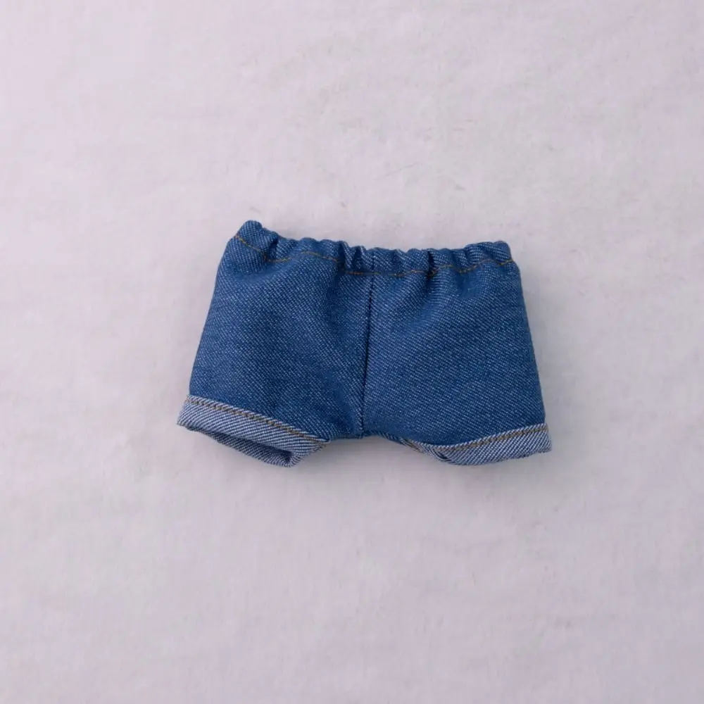 Pantalones de muñeca de 15cm para muñecas Kawaii Labubu Idol, ropa bonita de 17cm, pantalones vaqueros Labubu, ropa de muñeca de peluche, accesorios de atuendo - imagen 3