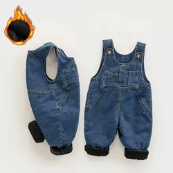 Mono vaquero acolchado para bebé – Terciopelo térmico