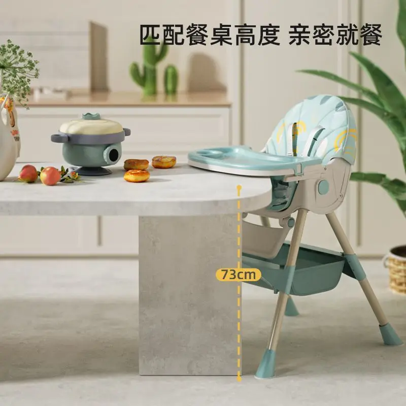 Silla de comer multifuncional ajustable para bebé y niño - imagen 3