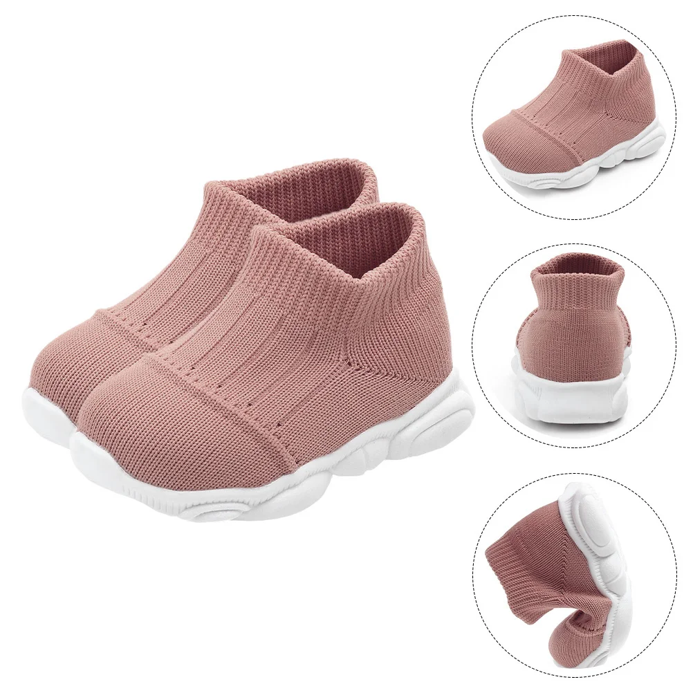 1 par de zapatos antideslizantes para bebés, zapatos transpirables y cómodos para bebés, diseño único, suela suave, zapatos para caminar para bebés, zapatos para caminar para bebés
