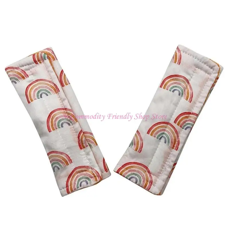 85AE Correa para cochecito bebé, hombreras, funda con correa, cojín para cinturón seguridad Coche infantil - imagen 3