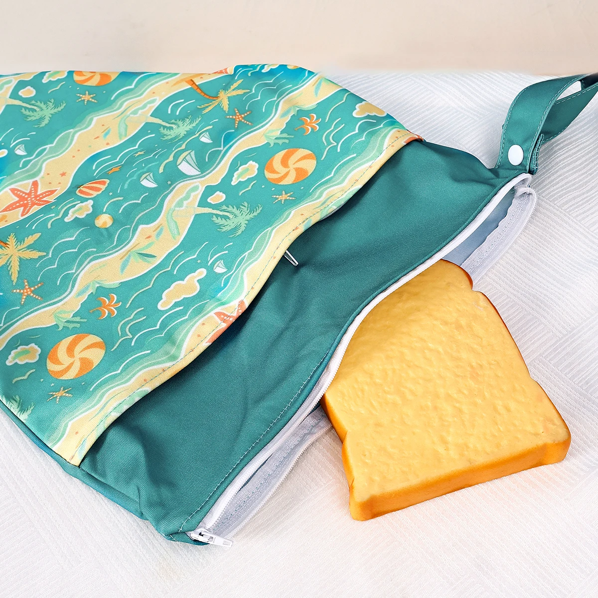 Elinfant Bolsa de Pañales Impermeable con Bolsillos y Cremalleras - imagen 5