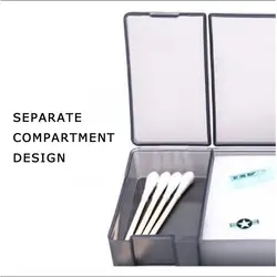 Caja portátil para pegatinas de agua en actividades creativas