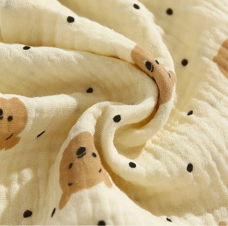 Baberos de algodón - detalle del tejido