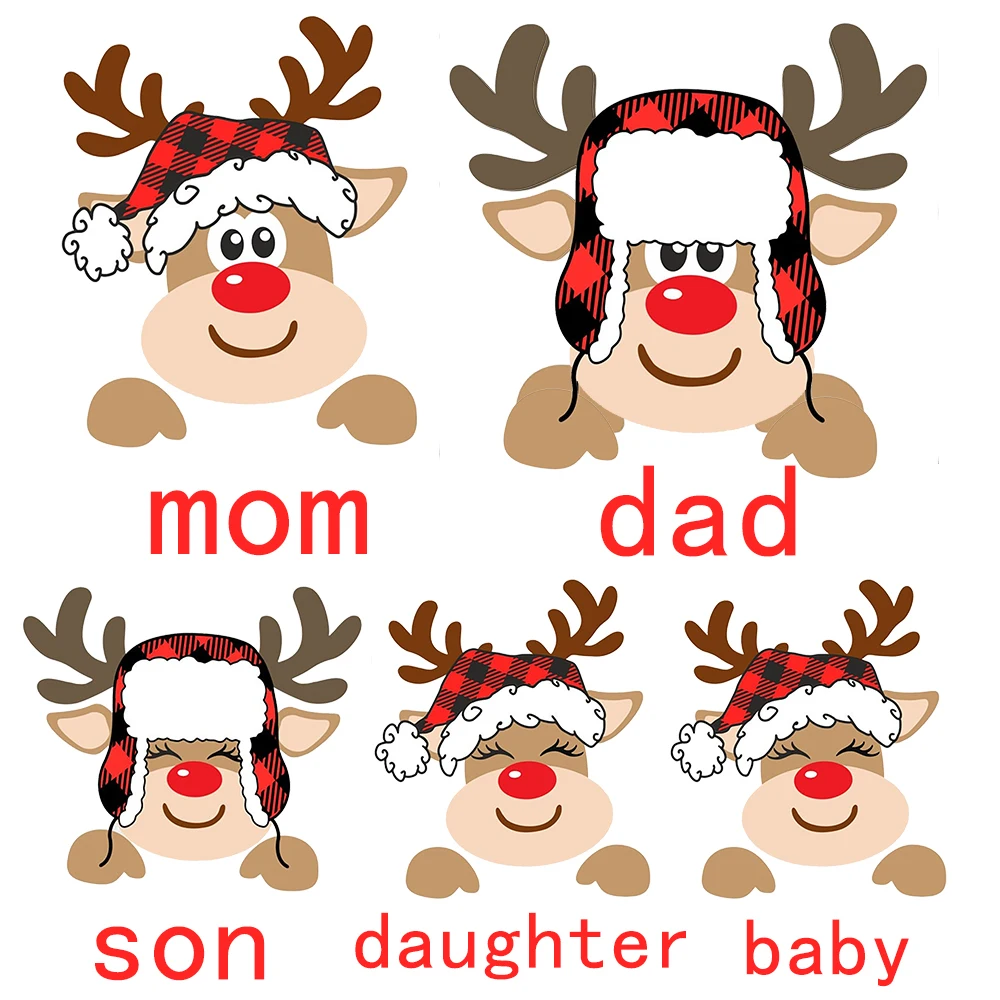 Camisetas familiares de Navidad personalizadas – Traje conjunto para padres e hijos - imagen 3
