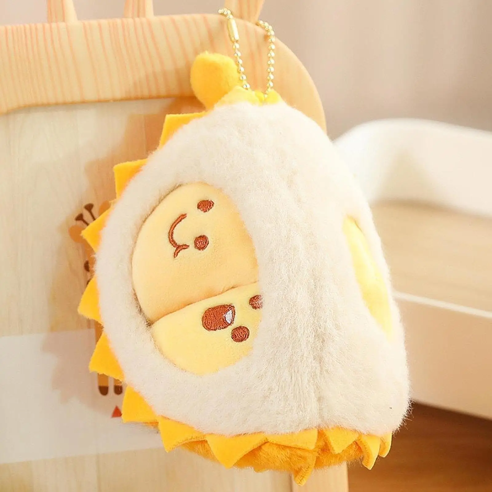 Peeling Durian Plush Doll Durian Plush Toy for Adults Kids Birthday Gifts