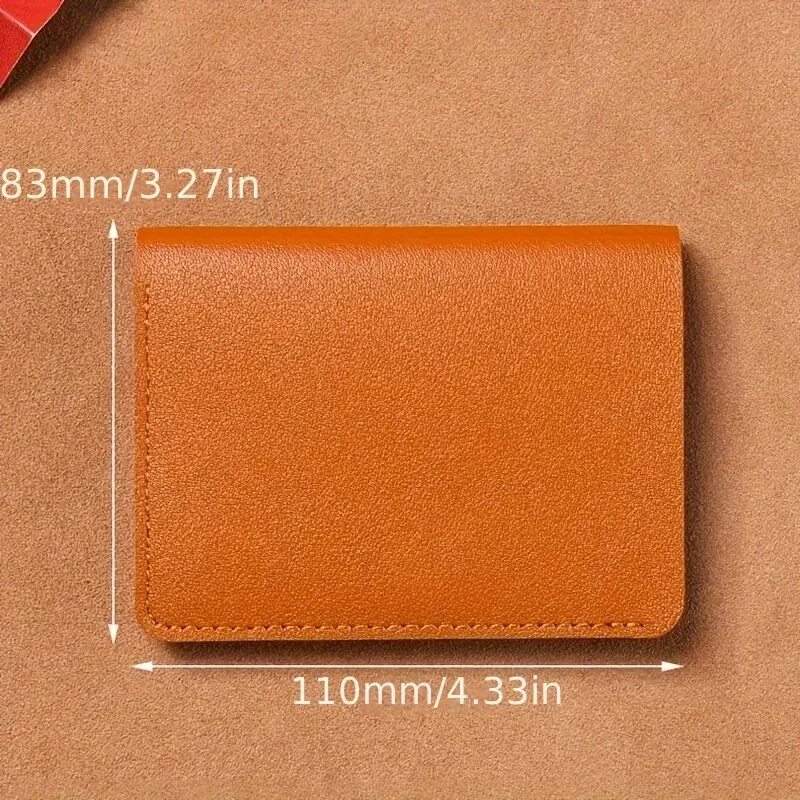 Cartera pequeña de cuero PU de diseñador clásico para hombre, monedero corto y sencillo para mujer, monedero ultrafino a la moda para tarjetas de crédito - imagen 5