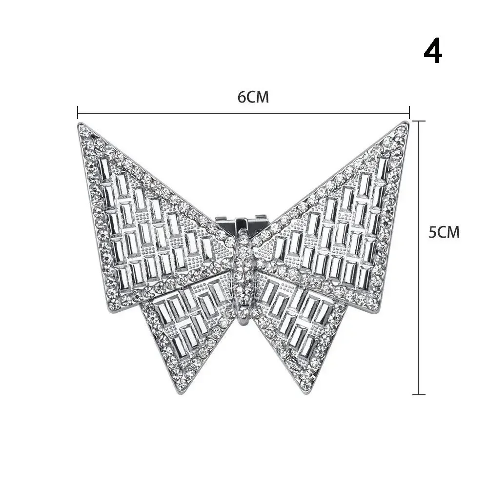 Clips brillantes para zapatos de novia – Adornos de tacón alto - imagen 2